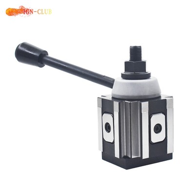 Quick Change AXA 250-100 Piston Tool Post Up To 12'' Swing Lathe Holder
