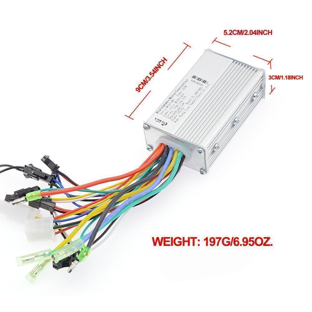 Centralina Per Monopattino Elettrico 24V 250W – Controller Spazzolato In Alluminio Per Bici E Scooter