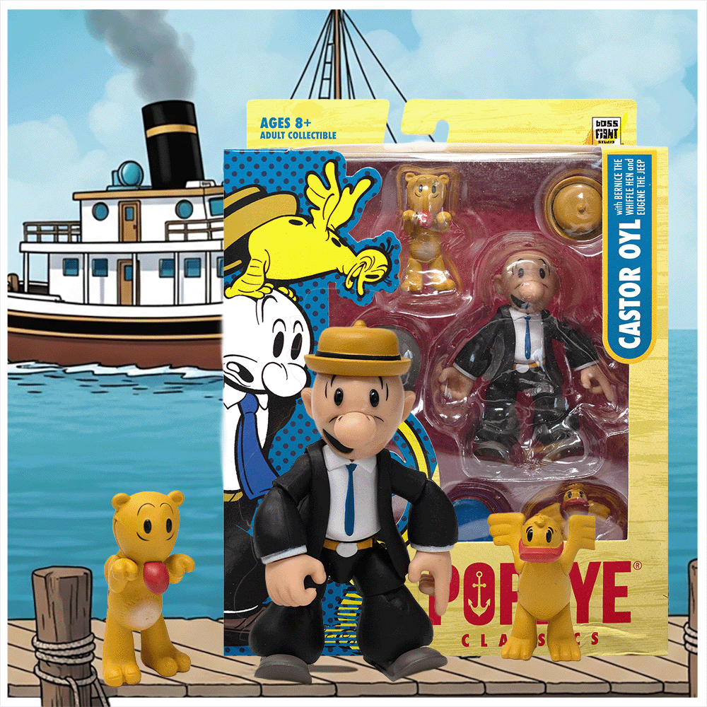 Castor Oyl - Popeye Classics Action Figure: Boss Fight Studio Llc
