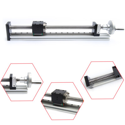 900mm Manual Linear Stage Actuator Ball Screw Sliding Table + Handwheel 36inch