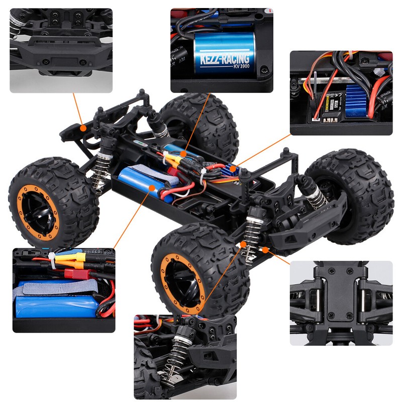 Brushless Motor 4WD RC Race Truck Toy 