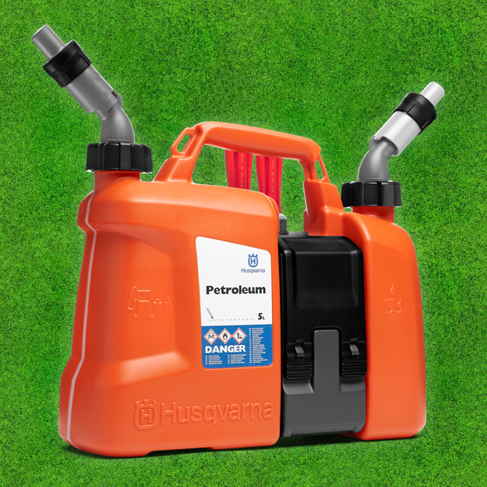 Hünersdorff Kombikanister 3+1,5 l Kettensäge Neu! transparent Doppelkanister f