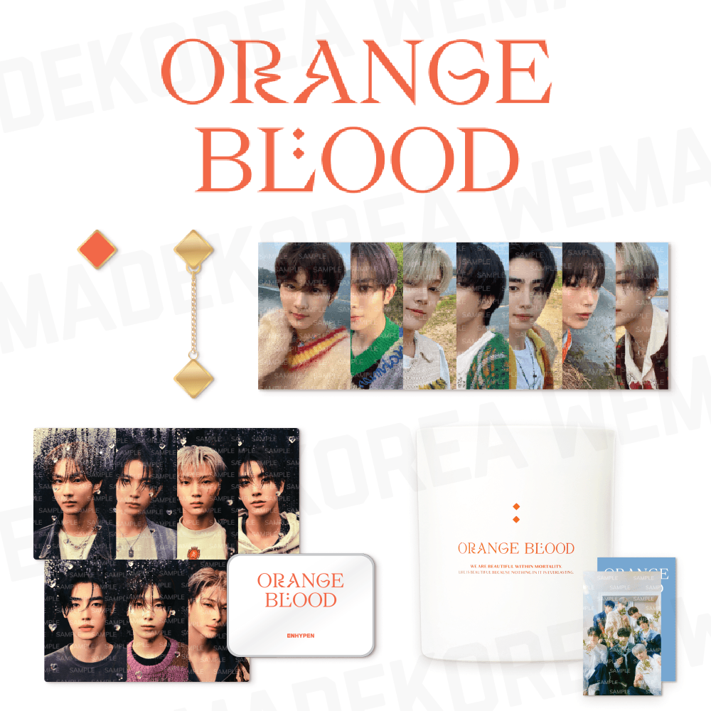 ENHYPEN - ENHYPEN ORANGE BLOOD MD グッズ ピアス ENHYPEN - ENHYPEN ORANGE BLOOD MD グッズ ピアスの通販 by