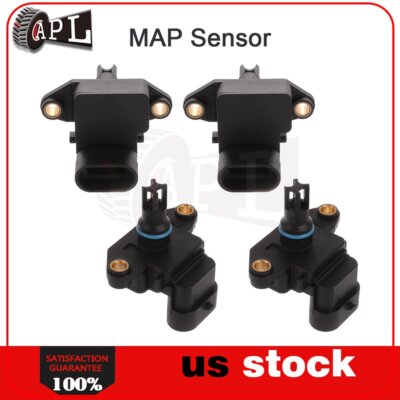Manifold Absolute Pressure MAP Sensor 4PCS For Dodge Ram 2500 5.9L 2003-2009