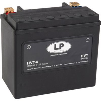 LANDPORT HVT-4 SLA batería 12V 22Ah compatible con Gilera GP 800 Harley FXDL FXLR