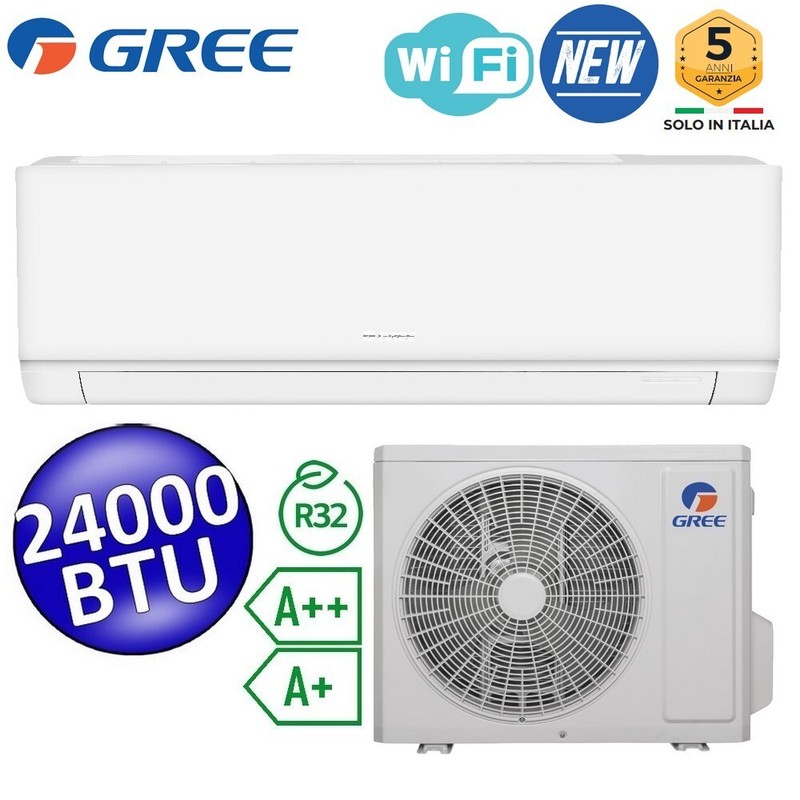 Ensemble De Climatiseur Mono-Inverter Gree Cosmo 24000 Btu A++/A+ Wifi.