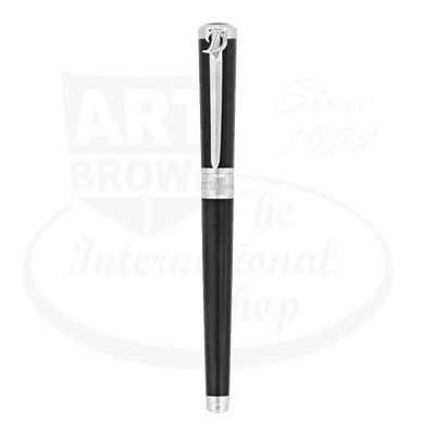 S.T. Dupont Sword Collection Black and Palladium Fountain Pen, 290102