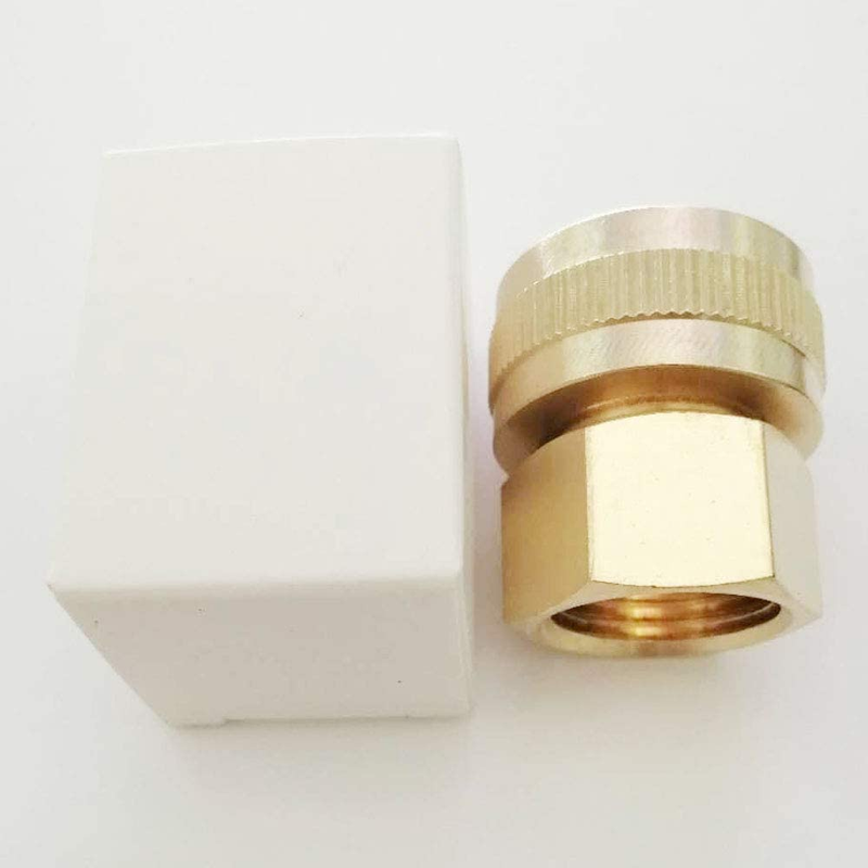 YOUHO Garden Hose Adapter Double Female Brass Swivel Thread Size 1/2" NPT (F) to