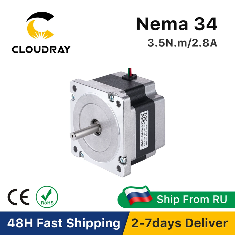 Nema 34 Stepper Motor 34CS35D-280 2 Phase 3.5N.m 2.8A Stepper Motor 4-lead Cabl