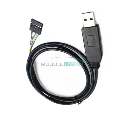 Original 6Pin 1M FTDI FT232RL USB to TTL RS232 Serial Adapter Cable for Arduino