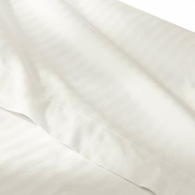 Attached Waterbed Sheets 100% Cotton Stripe Sheet Set For Waterbed Mattresses