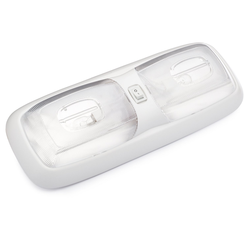 Camper Fluorescent Led Light Mounted Bulbs Inside RV Enclosed Trailer Interior eBay