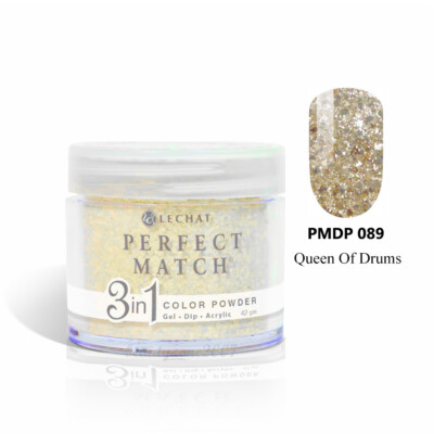LeChat Perfect Match 3 in 1 Color Powder PMDP089 Queen Of Drums 1.5oz 