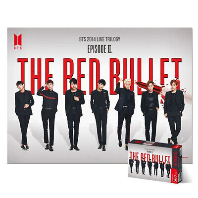 BTS Bangtan Boys Jigsaw Puzzle 500 pieces The Red Bullet Poster Puzzles