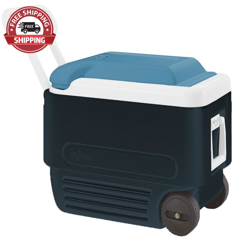 Igloo 34061 Max Cold Wheeled Cooler, 40-Quart