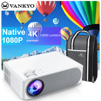 VANKYO V630 4K Native 1080P HD Projector 300'' LED Video Home Theater Cinema HDMI