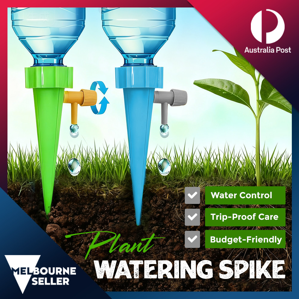 Plant Self Watering Spikes Automatic Drip Irrigation System Adjustable Vacation