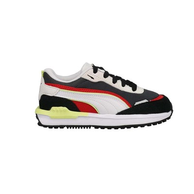 

Кроссовки Puma City Rider на шнуровке Youth Boys, размер 2 M, повседневная обувь 382674-03, Черный, Puma City Rider Lace Up Youth