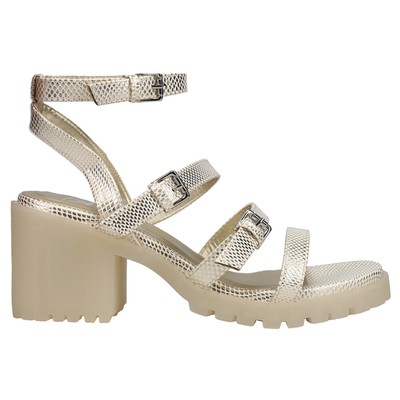 Грязное белье Francee Metallic Snake Gladiator Женские золотые повседневные сандалии GFLO1