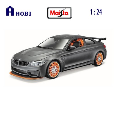 Maisto 1:24 Scale 2017 BMW M4 GTS Coupe Dark Grey Diecast Model Car