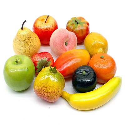 Früchte Mix, 12 Stück Sortiment künstlich, Deko Obst/ NICE PRICE ***