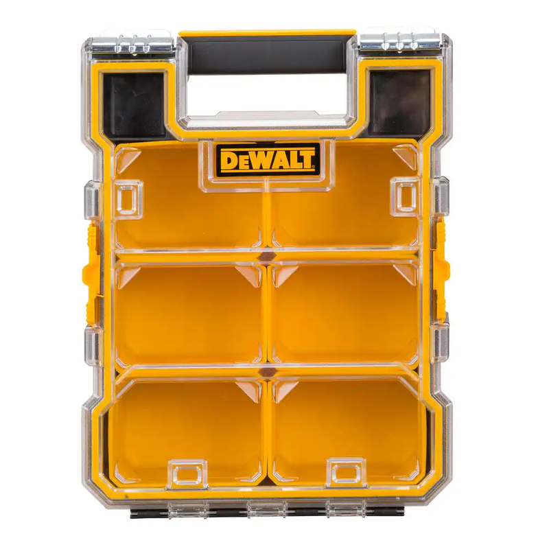 Dewalt Small Parts Organizer Bin Deep 6 Compartment Packout Tool Case Carrier