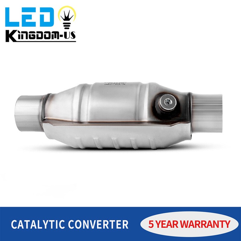 2" In/out Universal Catalytic Converter W/heat Shield Epa Approved