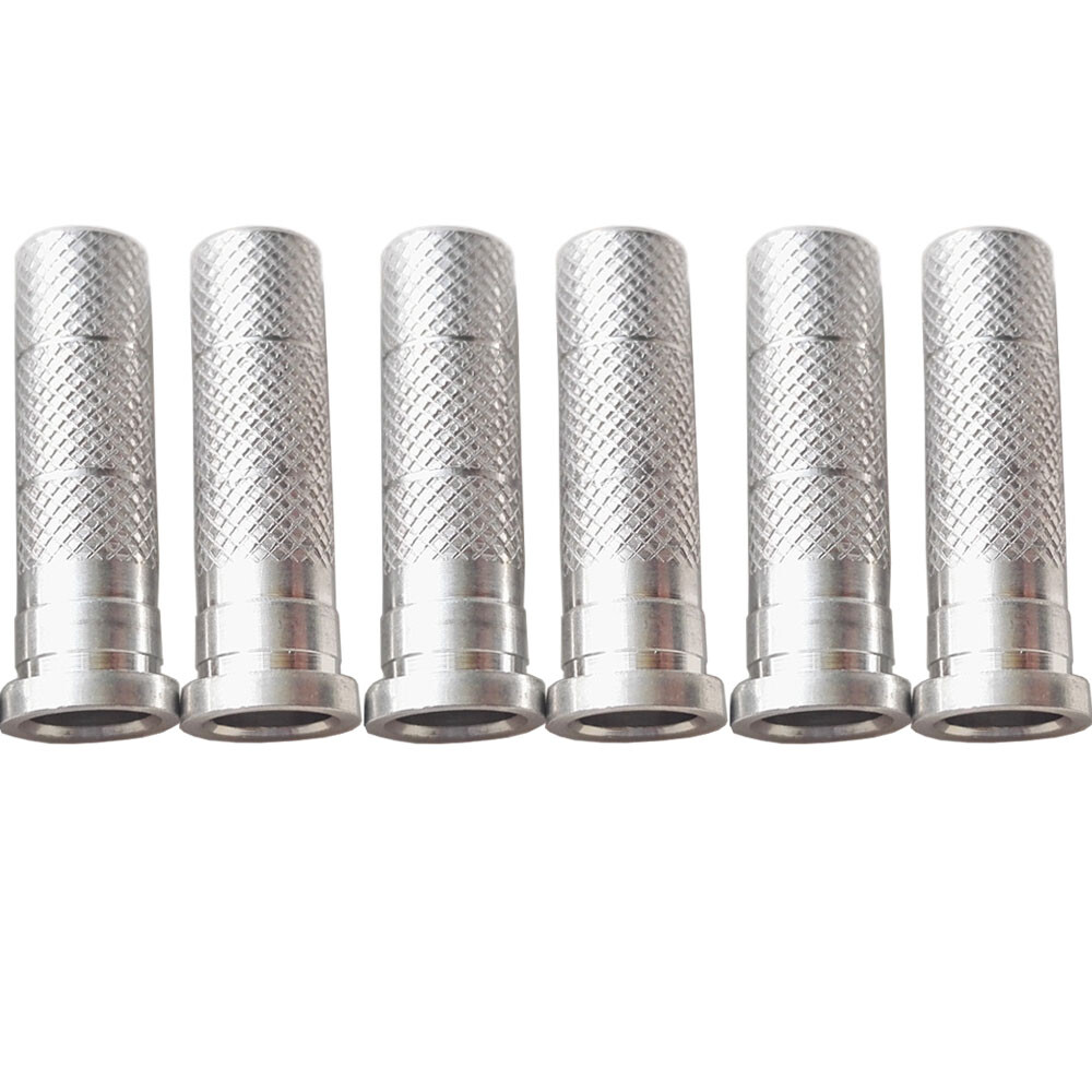 50pcs Archery Aluminum Arrow Inserts Shaft ID6.0/6.2/7.6mm Thread Bow