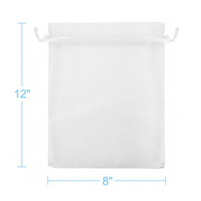 50/100pcs Drawstring Organza Bag Jewelry Pouch Wedding Party Favor Gift Bag Lot