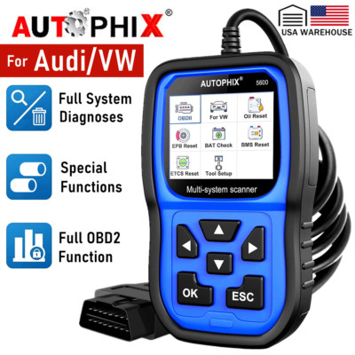 Autophix 5600 All System For Audi VW  OBD2 Scanner Automotive Diagnostic Tool