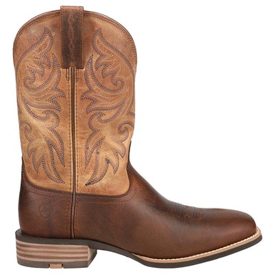 Мужские коричневые повседневные ботинки Ariat Slingshot Bartop Square Toe Cowboy 10044567-200