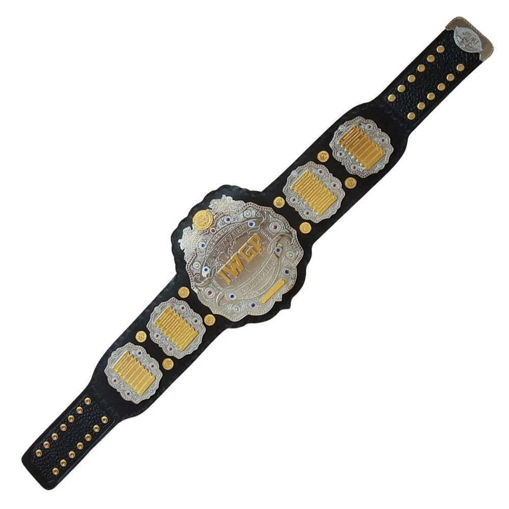 IWGP V4 World Heavyweight Wrestling Championship Title Belt 2mm/4mm Adult Size - Picture 5 of 5