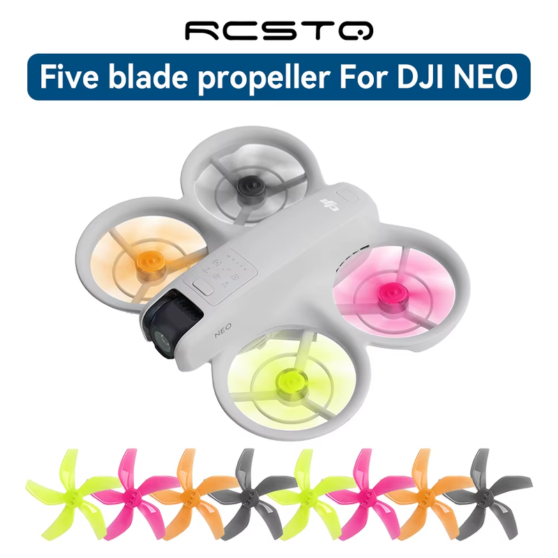 RCSTQ Five leaves for Neo Propellers Colored Props Quick Release Props Paddle B