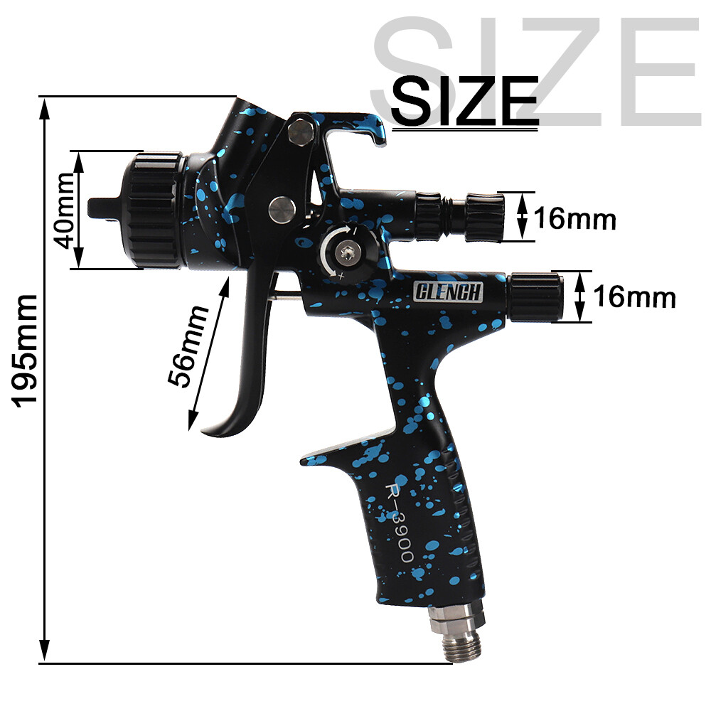 HVLP Air Paint Spray Gun Sprayer Gravity Feed Auto Car Painting Repair 1.3MM