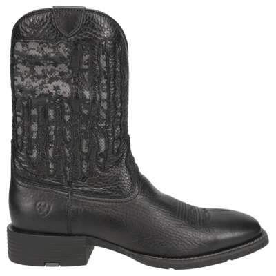

Ariat Sport My Country Venttek Patriotic TooledInlay Square Toe Cowboy Mens Siz, Черный, Ariat Sport My Country Venttek Patriotic TooledInlay Square Toe C
