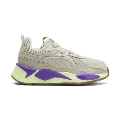 Серые кроссовки Puma RsX X Ron Funches на шнуровке для мальчиков Повседневная обувь 38947401