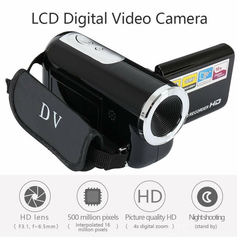 1080P HD Camcorder Digital Video Camera TFT LCD 24MP 16X