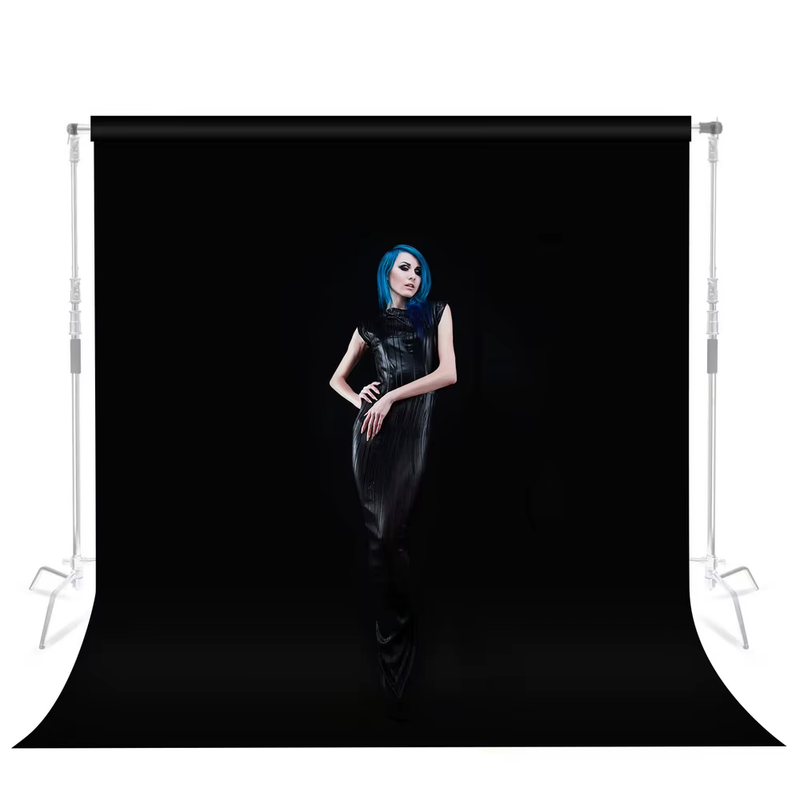 2*1m/2*2m/2*3m Black Background Cloth Velvet Velour Fabric Photography Bakcdrop