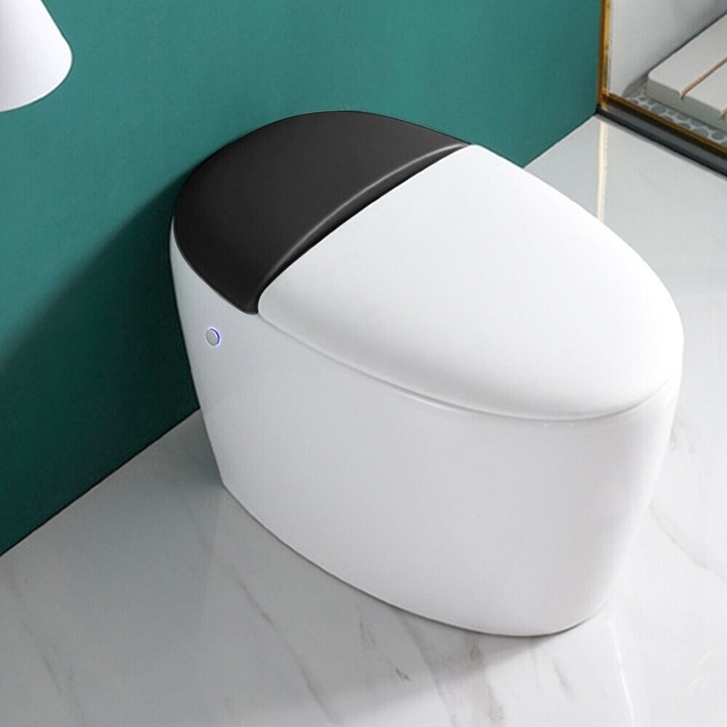 Sakmal, Tankless Toilet with Pulse Flush Technology (White) - New