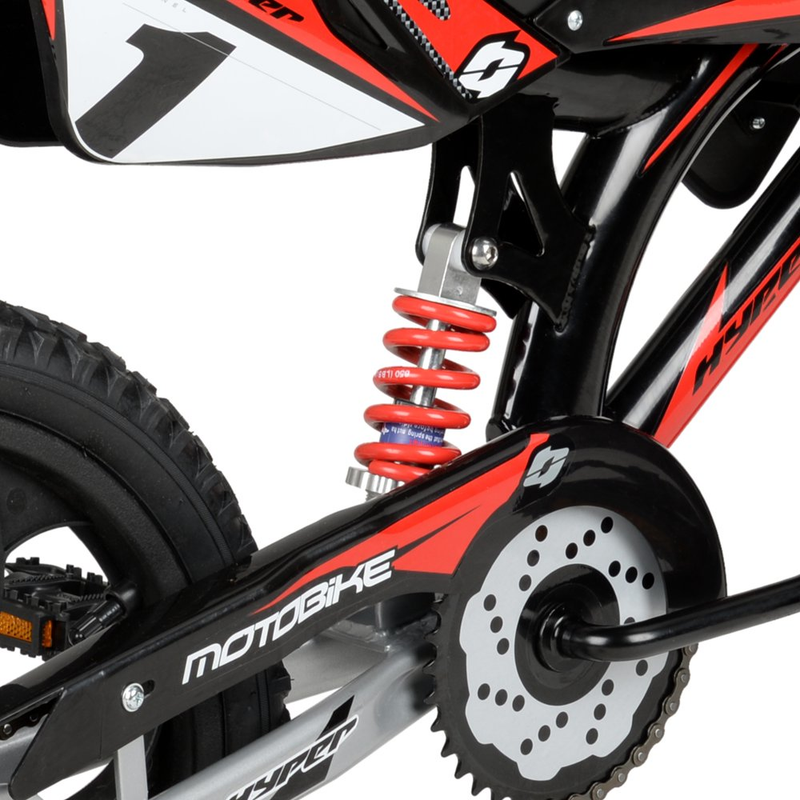 KIDS BOYS TRAINING BIKE 16 Inch Mag Wheels Black/Red