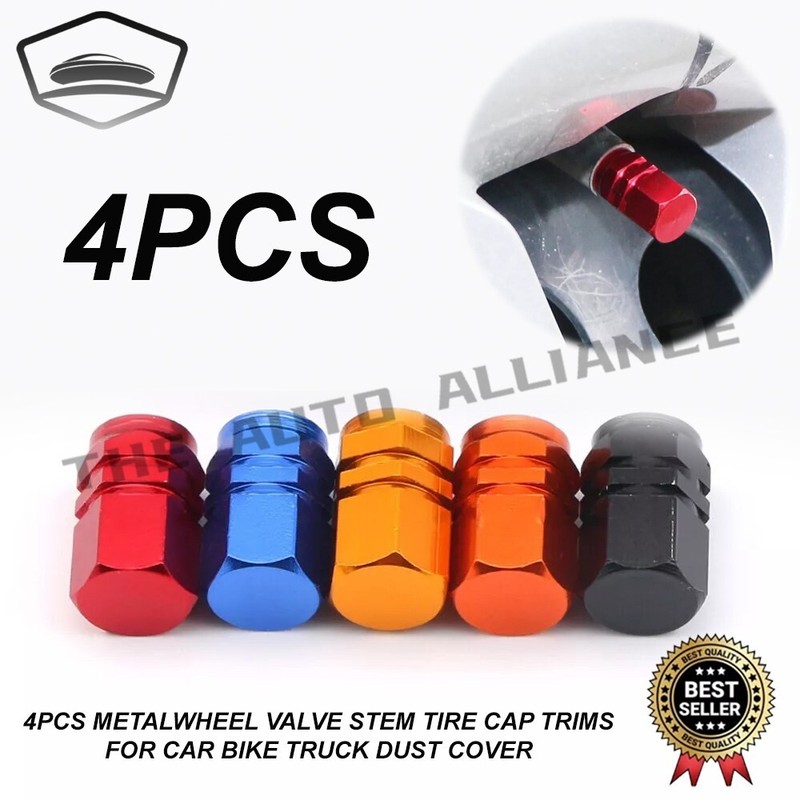4PCS Car Tire Tyre Wheel Air Port Dust Cover Ventil