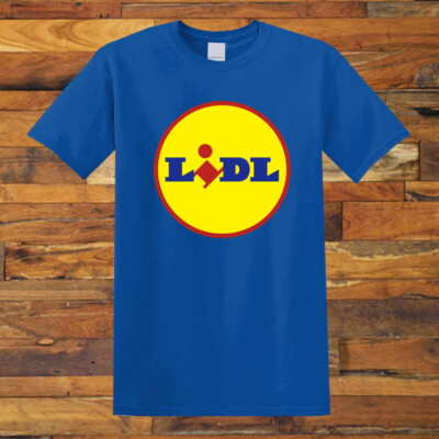 LiDL Groceries Store Men's Blue T-Shirt S-5XL