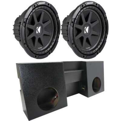 05-15 Toyota Tacoma Double Cab Truck Kicker Comp C10 Dual 10'' Rhino Sub Box