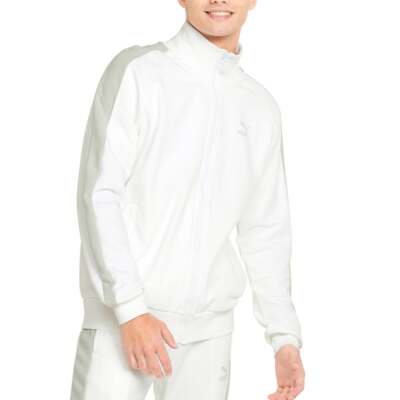 

Puma Re:T7 Full Zip Спортивная Куртка Мужская Белая Повседневная Спортивная Верхняя Одежда 534572-02, Белый, Puma Re:T7 Full Zip Track Jacket