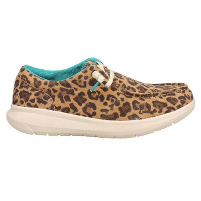 

Коричневые женские повседневные туфли на плоской подошве Ariat Hilo Stretch Leopard 10044587-200, Коричневый, Ariat Hilo Stretch Leopard Slip On