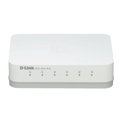 D-Link 5-Port Unmanaged Gigabit Switch 10/100/1000 ETHERNET (GO-SW-5G) NEW 