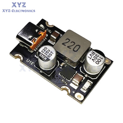 DC8~30V PD65W Fast Charging Module Buck Module Board  Type-C For PD3.1 QC3.0 SCP
