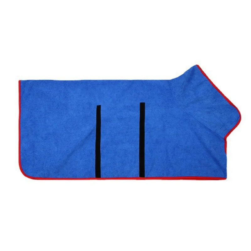 Absorbent Quick-Dry Dog Bathrobe Towel for Small and Large Pets