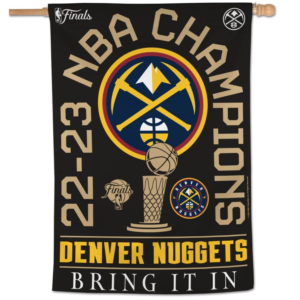 Denver Nuggets 2023 Wincraft NBA World Champions 28x40