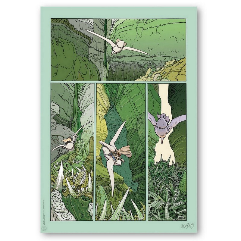 Poster De Collection Moebius Arzak - Le Dernier Effort (50x70cm)